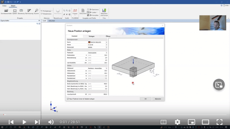 Gyártói programok vs FRILO // FRILO: Átszúródás méretezés
